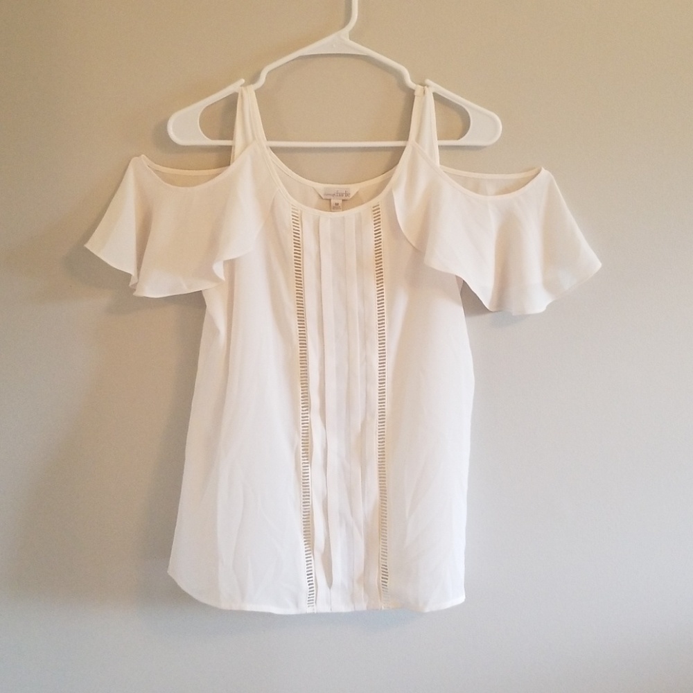 Charming Charlie Dainty Cold Shoulder Top